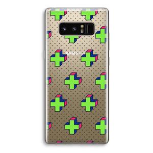 CaseCompany 8-bit N°10: Samsung Galaxy Note 8 Transparant Hoesje