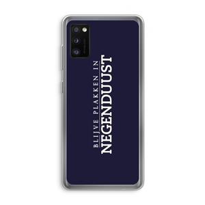 CaseCompany Blijve plakken in Negenduust: Samsung Galaxy A41 Transparant Hoesje