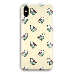 CaseCompany Vogeltjes: iPhone Xs Volledig Geprint Hoesje