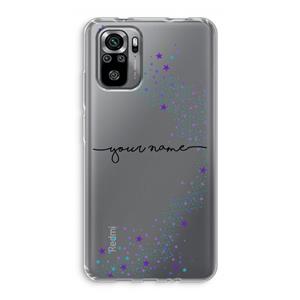 CaseCompany Sterren: Xiaomi Redmi Note 10S Transparant Hoesje