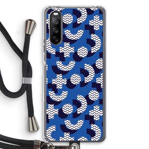 CaseCompany 8-bit N°5: Sony Sony Xperia 10 III Transparant Hoesje met koord