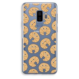 CaseCompany Croissant: Samsung Galaxy S9 Plus Transparant Hoesje