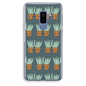 CaseCompany Sansevieria: Samsung Galaxy S9 Plus Transparant Hoesje