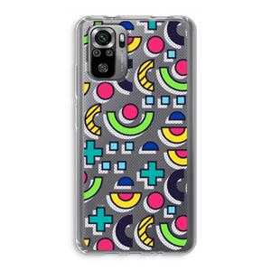 CaseCompany 8-bit N°6: Xiaomi Redmi Note 10S Transparant Hoesje