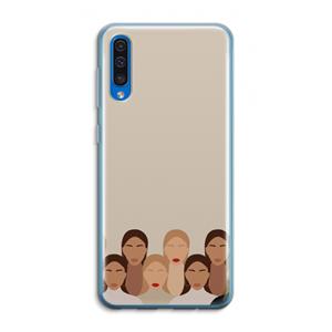 CaseCompany Girls girls girls: Samsung Galaxy A50 Transparant Hoesje