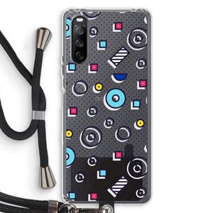 CaseCompany 8-bit N°9: Sony Sony Xperia 10 III Transparant Hoesje met koord