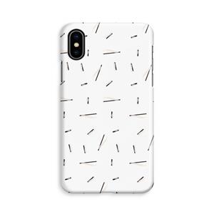 CaseCompany Hipster stripes: iPhone Xs Volledig Geprint Hoesje