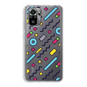 CaseCompany 8-bit N°8: Xiaomi Redmi Note 10S Transparant Hoesje