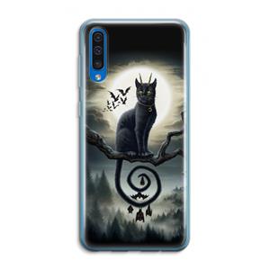 CaseCompany Moonlight Companions: Samsung Galaxy A50 Transparant Hoesje
