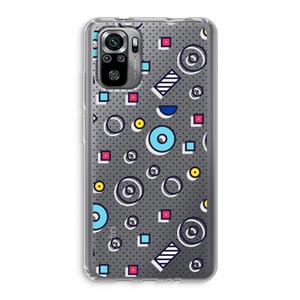 CaseCompany 8-bit N°9: Xiaomi Redmi Note 10S Transparant Hoesje