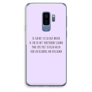 CaseCompany Regenboog: Samsung Galaxy S9 Plus Transparant Hoesje