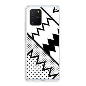 CaseCompany Pop Art #5: Samsung Galaxy S10 Lite Transparant Hoesje