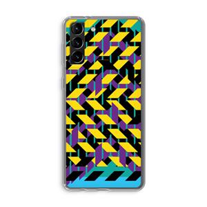 CaseCompany Skew Bee 3: Samsung Galaxy S21 Plus Transparant Hoesje
