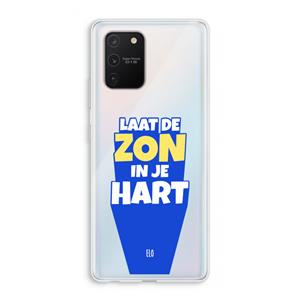 CaseCompany Laat de zon in je hart: Samsung Galaxy S10 Lite Transparant Hoesje