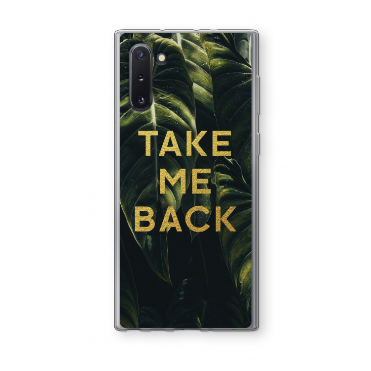 CaseCompany Take me back: Samsung Galaxy Note 10 Transparant Hoesje