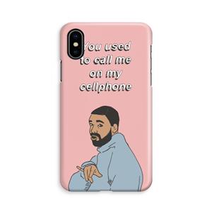 CaseCompany Hotline bling: iPhone Xs Volledig Geprint Hoesje