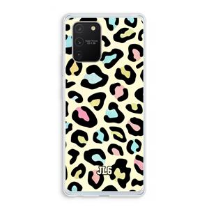 CaseCompany Leopard pattern: Samsung Galaxy S10 Lite Transparant Hoesje