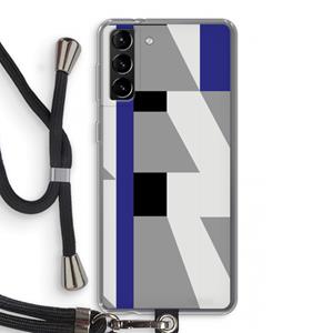 CaseCompany Gestalte 2: Samsung Galaxy S21 Plus Transparant Hoesje met koord