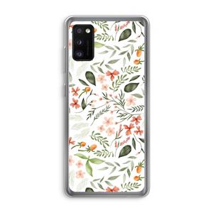 CaseCompany Sweet little flowers: Samsung Galaxy A41 Transparant Hoesje
