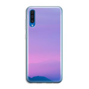 CaseCompany Sunset pastel: Samsung Galaxy A50 Transparant Hoesje