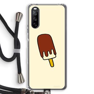 CaseCompany Frisco: Sony Sony Xperia 10 III Transparant Hoesje met koord
