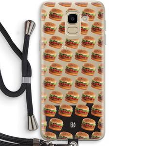 CaseCompany Giants: Samsung Galaxy J6 (2018) Transparant Hoesje met koord