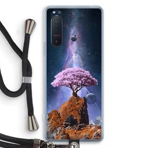 CaseCompany Ambition: Sony Xperia 5 II Transparant Hoesje met koord