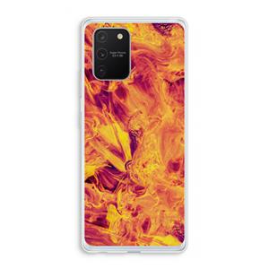 CaseCompany Eternal Fire: Samsung Galaxy S10 Lite Transparant Hoesje