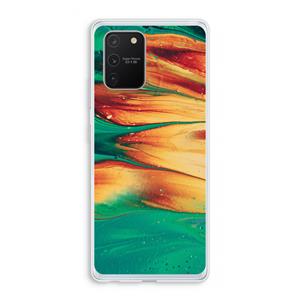 CaseCompany Green Inferno: Samsung Galaxy S10 Lite Transparant Hoesje