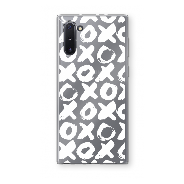 CaseCompany XOXO: Samsung Galaxy Note 10 Transparant Hoesje