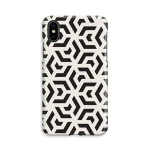 CaseCompany Crazy pattern: iPhone Xs Volledig Geprint Hoesje