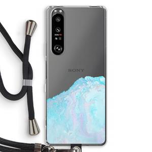 CaseCompany Fantasie pastel: Sony Xperia 1 III Transparant Hoesje met koord