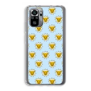 CaseCompany Leeuwenkoppen: Xiaomi Redmi Note 10S Transparant Hoesje