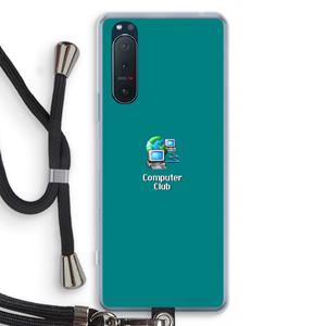 CaseCompany Win98: Sony Xperia 5 II Transparant Hoesje met koord