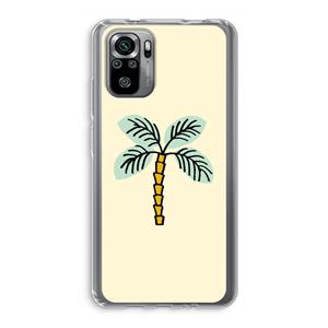 CaseCompany Palmboom: Xiaomi Redmi Note 10S Transparant Hoesje