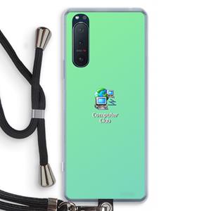 CaseCompany Win98: Sony Xperia 5 II Transparant Hoesje met koord