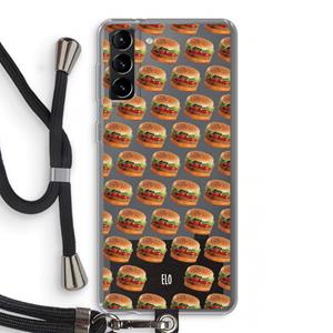 CaseCompany Giants: Samsung Galaxy S21 Plus Transparant Hoesje met koord