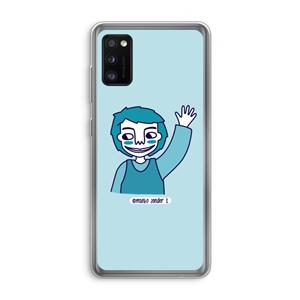 CaseCompany Zwaai: Samsung Galaxy A41 Transparant Hoesje