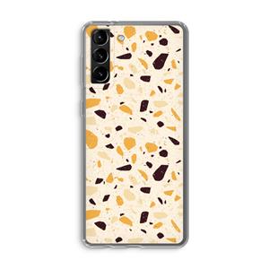 CaseCompany Terrazzo N°13: Samsung Galaxy S21 Plus Transparant Hoesje