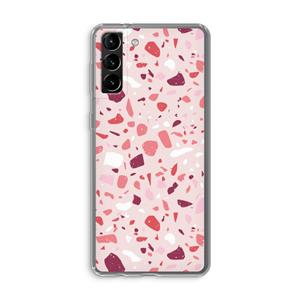 CaseCompany Terrazzo N°15: Samsung Galaxy S21 Plus Transparant Hoesje