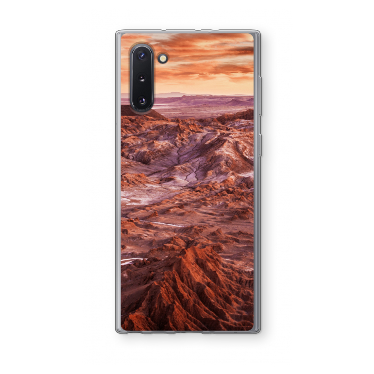 CaseCompany Mars: Samsung Galaxy Note 10 Transparant Hoesje