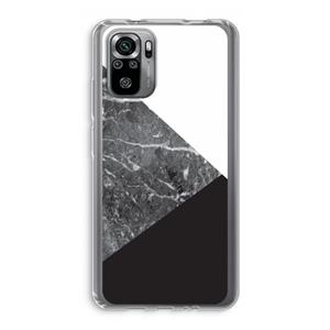 CaseCompany Combinatie marmer: Xiaomi Redmi Note 10S Transparant Hoesje