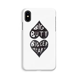CaseCompany Big butt bigger heart: iPhone Xs Volledig Geprint Hoesje