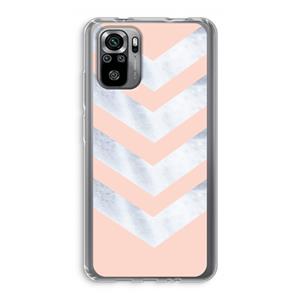 CaseCompany Marmeren pijlen: Xiaomi Redmi Note 10S Transparant Hoesje