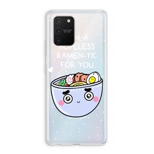 CaseCompany I'm A Hopeless Ramen-Tic For You: Samsung Galaxy S10 Lite Transparant Hoesje