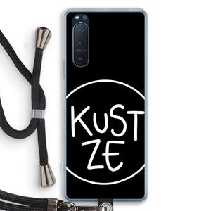 CaseCompany KUST ZE: Sony Xperia 5 II Transparant Hoesje met koord
