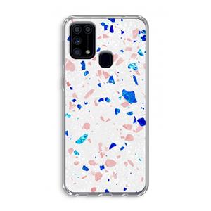 CaseCompany Terrazzo N°6: Samsung Galaxy M31 Transparant Hoesje