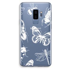 CaseCompany Tiny Bugs: Samsung Galaxy S9 Plus Transparant Hoesje