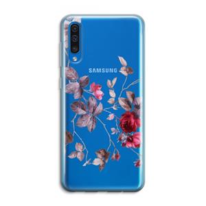 CaseCompany Mooie bloemen: Samsung Galaxy A50 Transparant Hoesje