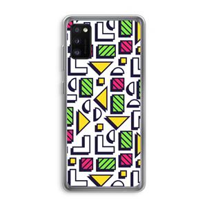 CaseCompany 8-bit N°4: Samsung Galaxy A41 Transparant Hoesje